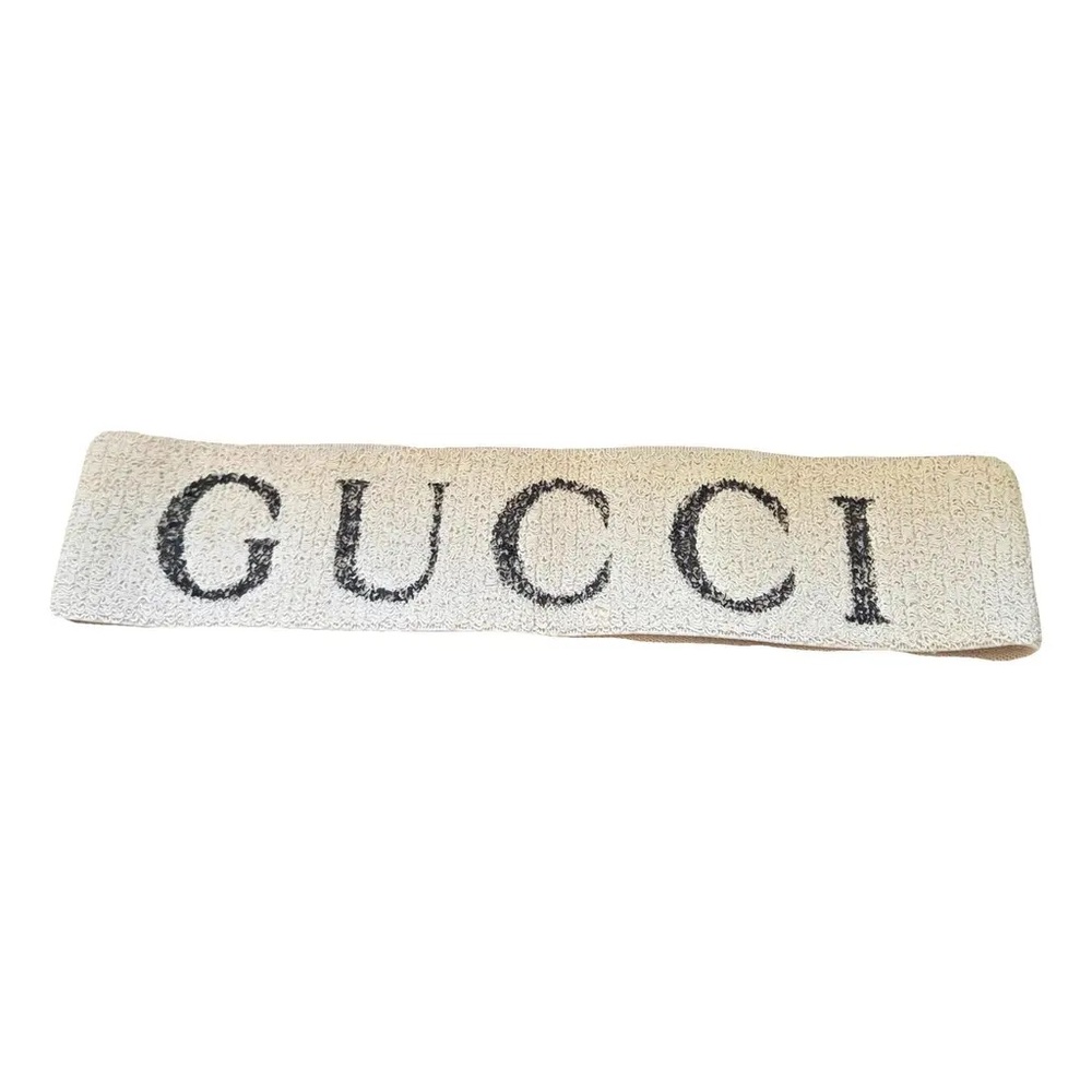 Gucci Ivory and Charcoal Hairband